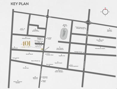 Project Image of 1423.0 - 2452.0 Sq.ft 3 BHK Apartment for buy in 401 Aarna