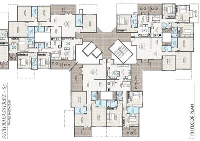 Project Image of 958.0 - 1172.0 Sq.ft 3 BHK Apartment for buy in Siddhivinayak S3 Lifestyle Building A To F