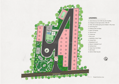 Project Image of 903.31 - 2215.21 Sq.ft Residential Plot Plot for buy in Amogh Golden Pearl