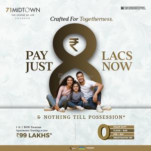 Project Image of 348.32 - 853.0 Sq.ft 1 BHK Apartment for buy in 71 Midtown