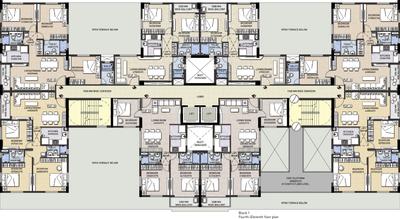 Project Image of 969.0 - 1378.0 Sq.ft 2 BHK Apartment for buy in Primarc Gangetica
