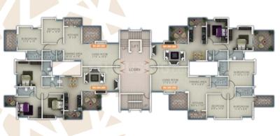 Project Image of 0.0 - 889.0 Sq.ft 3 BHK Apartment for buy in Mansi Maniratna Complex C1