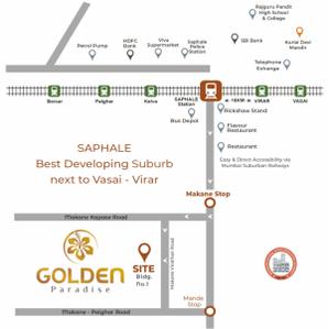 Project Image of 389.65 - 552.0 Sq.ft 1 BHK Apartment for buy in Mahalaxmi Golden Paradise