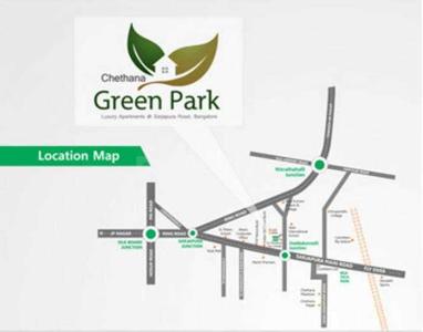 Project Image of 1102.0 - 1517.0 Sq.ft 2 BHK Apartment for buy in Chethana Green Park