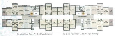 Project Image of 324.0 - 369.0 Sq.ft 1 BHK Apartment for buy in Dreamz Park Freesia Flora Iris Zinnia Aster And Tulip