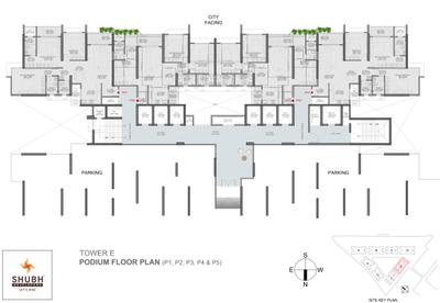 Project Image of 1106.0 - 3220.0 Sq.ft 3 BHK Apartment for buy in Shubh VEDA Tower E F G and Block 8