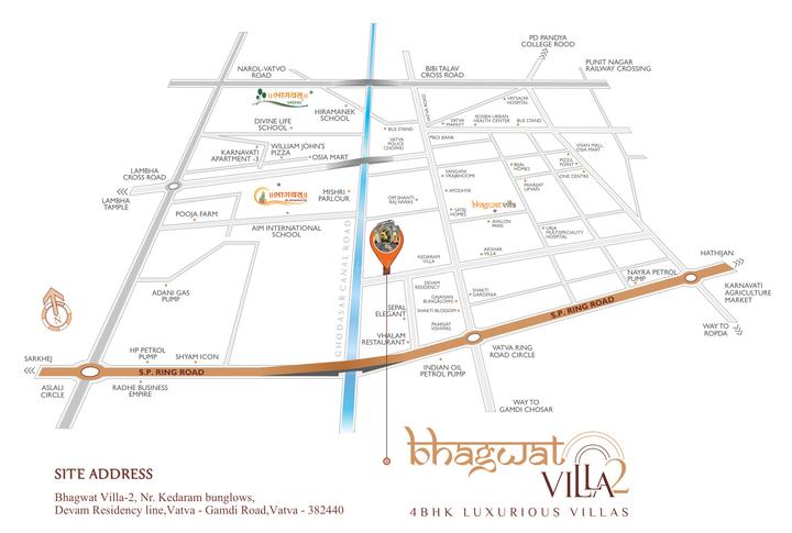 Bhagwat Villa 2 Location Plan 1