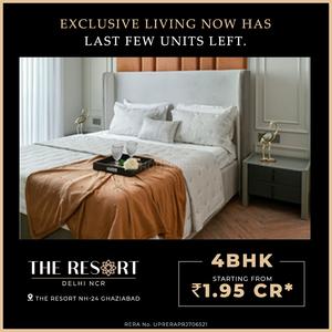 Project Image of 0.0 - 1644.73 Sq.ft 4 BHK Apartment for buy in Agarwal The Resort