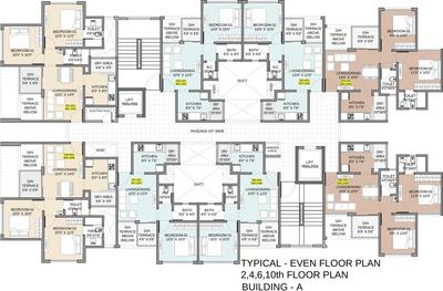 Project Image of 357.25 - 582.54 Sq.ft 1 BHK Apartment for buy in Gayatri Twin Towers Phase 1