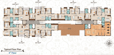 Project Image of 1400.0 - 1586.0 Sq.ft 3 BHK Apartment for buy in RB Bagya Grand
