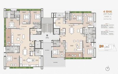 Project Image of 2159.46 - 2275.28 Sq.ft 4 BHK Apartment for buy in Shreepad Sunshine