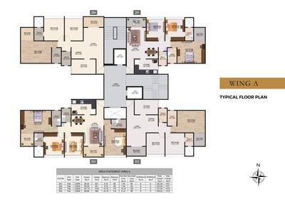 Project Image of 1101.0 - 1482.0 Sq.ft 3 BHK Apartment for buy in Address One