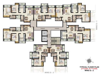 Project Image of 615.0 - 1115.0 Sq.ft 1 BHK Apartment for buy in HDIL Residency Park II