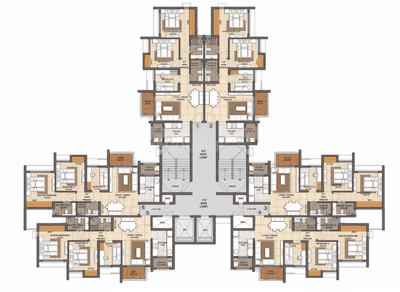 Project Image of 688.0 - 1556.0 Sq.ft 2 BHK Apartment for buy in Lodha Casa Belvedere