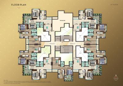 Project Image of 398.0 - 484.0 Sq.ft 1 BHK Apartment for buy in Tharwani Millennium City Phase III