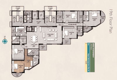 Project Image of 2180.0 - 4630.0 Sq.ft 3 BHK Apartment for buy in Juneja Inia