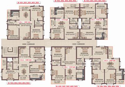 Project Image of 1155.0 - 1480.0 Sq.ft 2 BHK Apartment for buy in Khushi Harmony