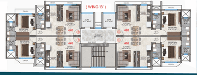Project Image of 440.0 - 704.0 Sq.ft 1 BHK Apartment for buy in Monarch Kitkat