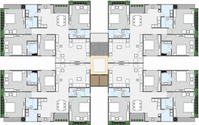 Project Image of 2025.0 - 2655.0 Sq.ft 3 BHK Apartment for buy in Golden Swarnim Sky