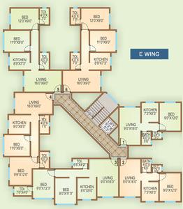 Project Image of 2067 Sq.ft 4.5 BHK Apartment / Flat for sale in Chhattarpur for Rs. 19000000