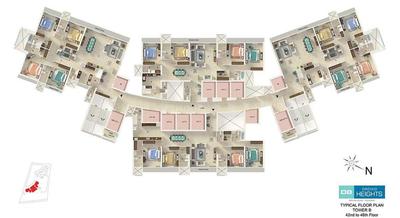 Project Image of 2080.0 - 2330.0 Sq.ft 4 BHK Apartment for buy in DB One Mahalaxmi Phase 2