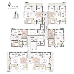 Project Image of 1630.0 - 2510.0 Sq.ft 3 BHK Apartment for buy in Vertex Palacia