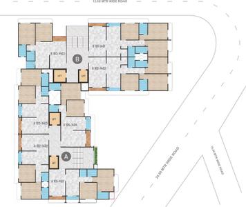 Project Image of 797.0 - 1117.0 Sq.ft 2 BHK Apartment for buy in Shree Siddheshwaray Platinum