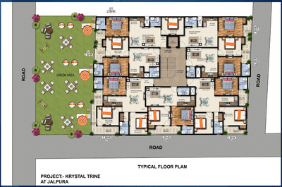 Project Image of 700.0 - 2500.0 Sq.ft 1 BHK Apartment for buy in Krystal Trine