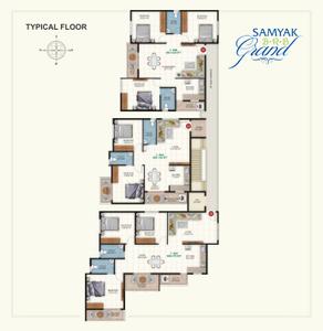 Project Image of 1149.0 - 1575.0 Sq.ft 2 BHK Apartment for buy in Samyak BRB Grand