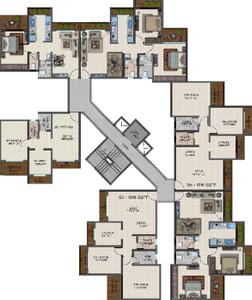 Project Image of 350.0 - 558.0 Sq.ft 1 BHK Apartment for buy in Shubham Jijai Complex