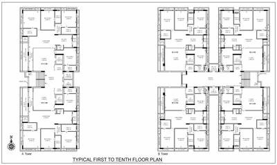 Project Image of 1391.45 - 1711.03 Sq.ft 4 BHK Apartment for buy in Rcon Pacific Parkwood