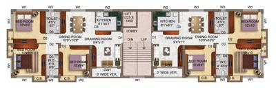 Project Image of 0.0 - 1080.0 Sq.ft 3 BHK Apartment for buy in Eden Royale