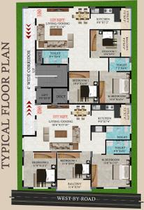 Project Image of 1235.0 - 1377.0 Sq.ft 3 BHK Apartment for buy in AM Shahs Enclave