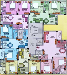 Project Image of 541.0 - 1737.0 Sq.ft 1 BHK Apartment for buy in Atreyi Accomodate