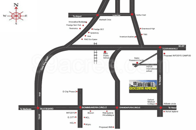 Project Image of 0.0 - 581.74 Sq.ft 2 BHK Apartment for buy in Aryan Golden Arena D