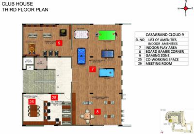 Project Image of 0.0 - 2370.0 Sq.ft 4 BHK Apartment for buy in Casagrand Cloud 9