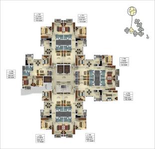 Project Image of 950.0 - 1740.0 Sq.ft 2 BHK Apartment for buy in Mantri Webcity