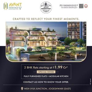 Project Image of 647.99 - 720.0 Sq.ft 2 BHK Apartment for buy in Avant Heritage V