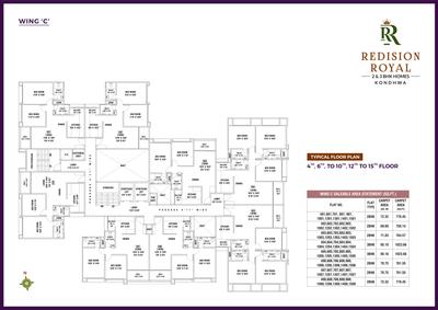 Project Image of 750.14 - 2215.23 Sq.ft 2 BHK Apartment for buy in Redision Royal