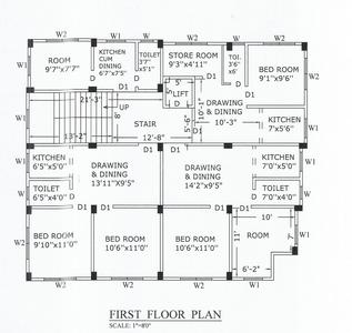 Project Image of 478.03 - 672.96 Sq.ft 2 BHK Apartment for buy in Rainbow Sarkar Apartment