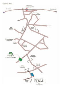 Project Image of 496.0 - 501.0 Sq.ft 2 BHK Apartment for buy in Saraswati Meera Park Royale Phase II