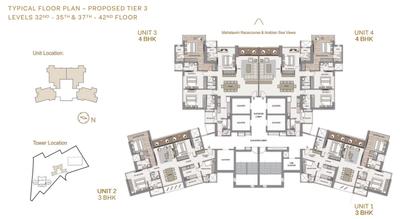 Project Image of 1450 Sq.ft 3 BHK Apartment / Flat for sale in Worli for Rs. 120000000