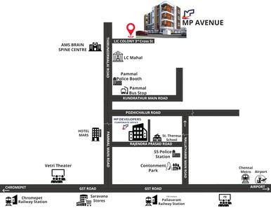 Project Image of 827.0 - 1595.0 Sq.ft 2 BHK Apartment for buy in MP Avenue