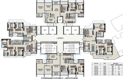 Project Image of 589.0 - 1254.0 Sq.ft 2 BHK Apartment for buy in Kanakia Future City C