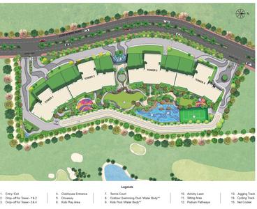 Project Image of 2004.0 - 2501.0 Sq.ft 3 BHK Apartment for buy in L And T Green Reserve Tower 3 and 4