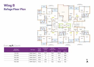Project Image of 1520 Sq.ft 3 BHK Apartment / Flat for sale in Akurdi for Rs. 13000000