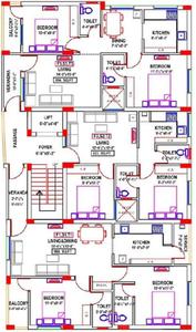 Project Image of 633.0 - 968.0 Sq.ft 2 BHK Apartment for buy in SP Sri Balaji Homes