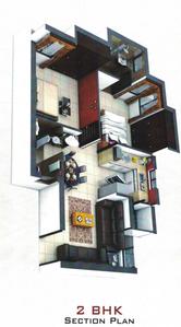 Project Image of 464.57 - 494.92 Sq.ft 2 BHK Apartment for buy in Shivay Prashanti Flats