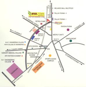 Project Image of 900.0 - 1455.0 Sq.ft 2 BHK Apartment for buy in Ansal Town Meerut Phase III