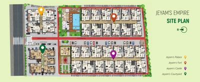 Project Image of 1096.0 - 2396.0 Sq.ft 2 BHK Apartment for buy in Jeyams Empire